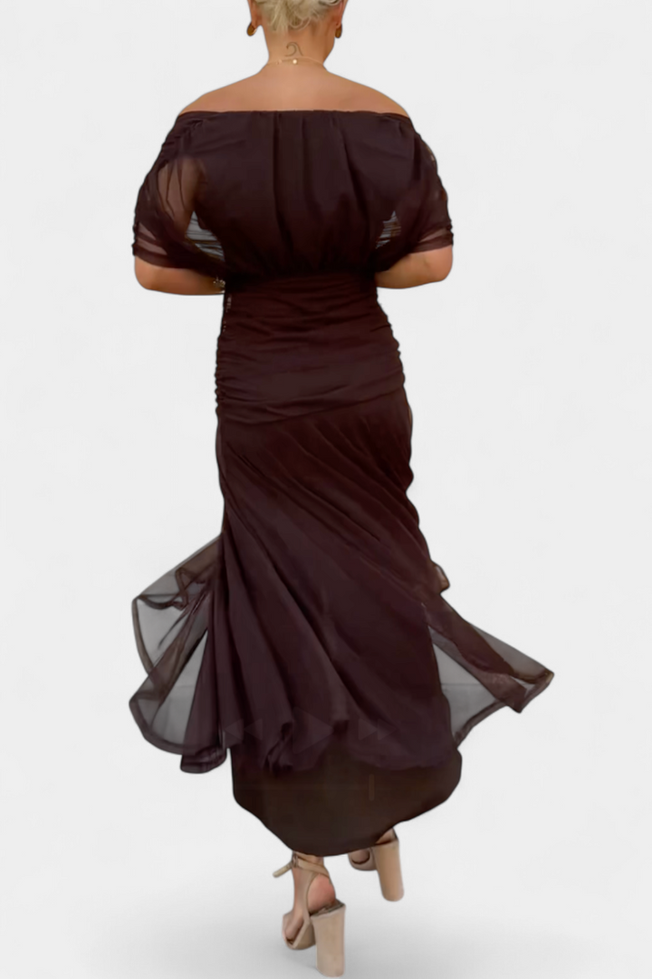 Alondra Robe Longue avec Imprimé Floral Fantaisie et Décolleté en V