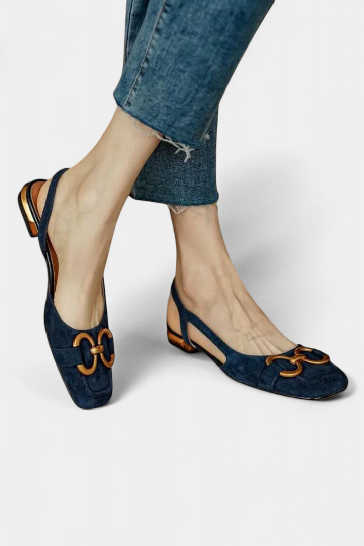 Alma Mocasines Slingback à Bout Carré