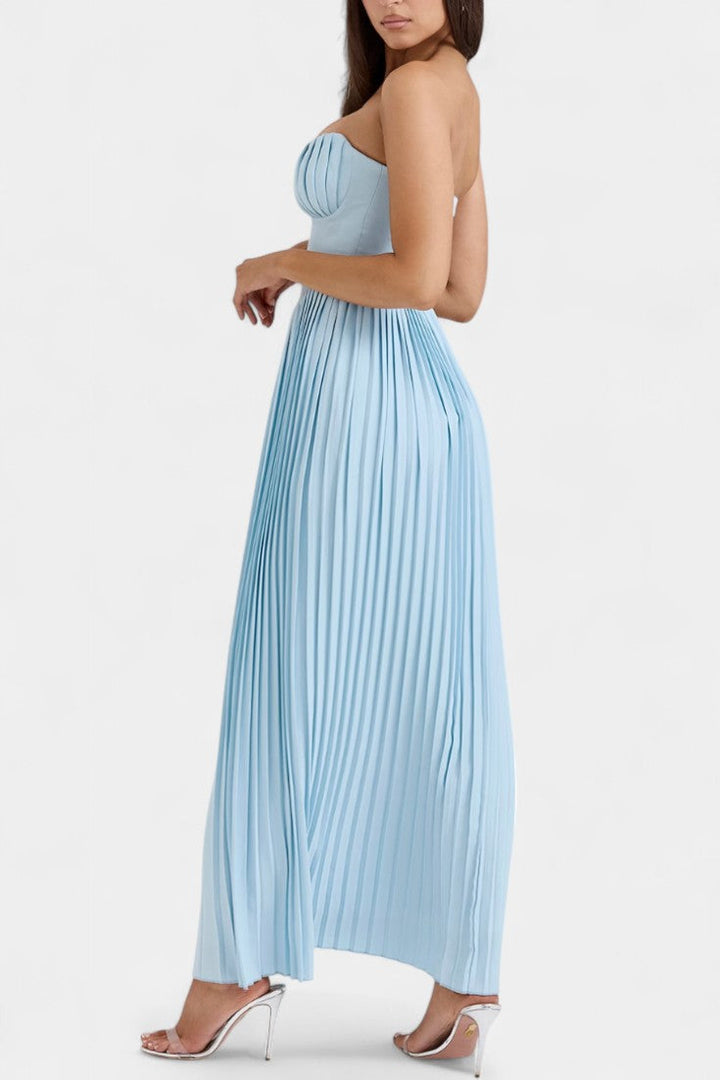 Robe Bustier Plissée Seraphina