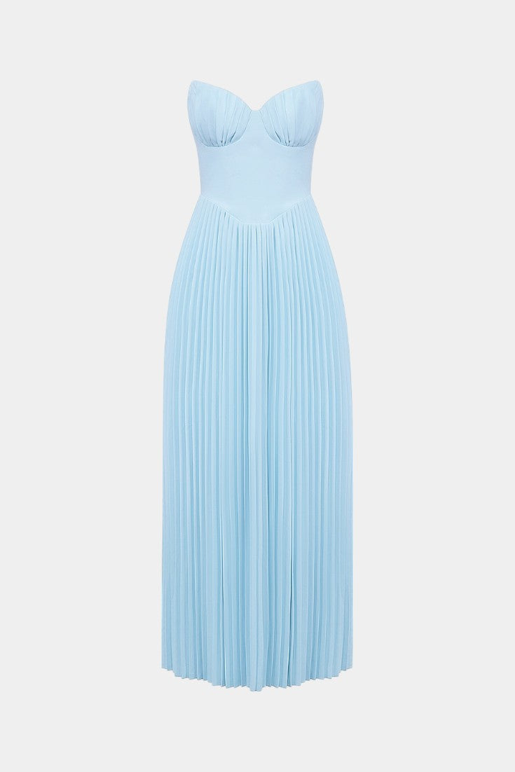 Robe Bustier Plissée Seraphina