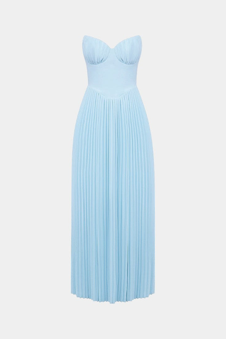 Robe Bustier Plissée Seraphina