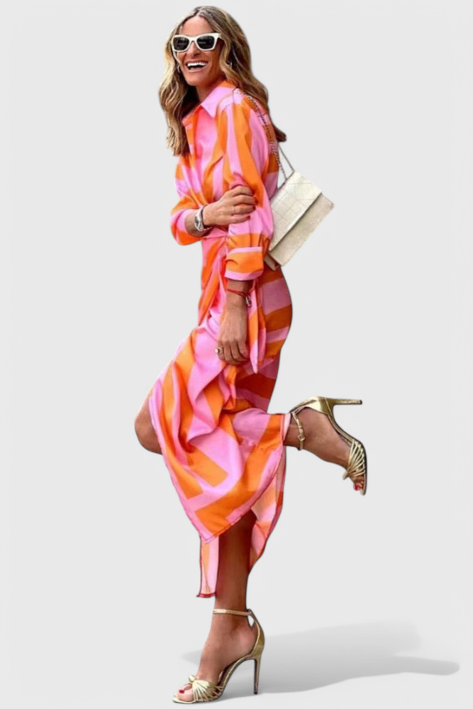 Robe Enveloppante Imprimée Maira