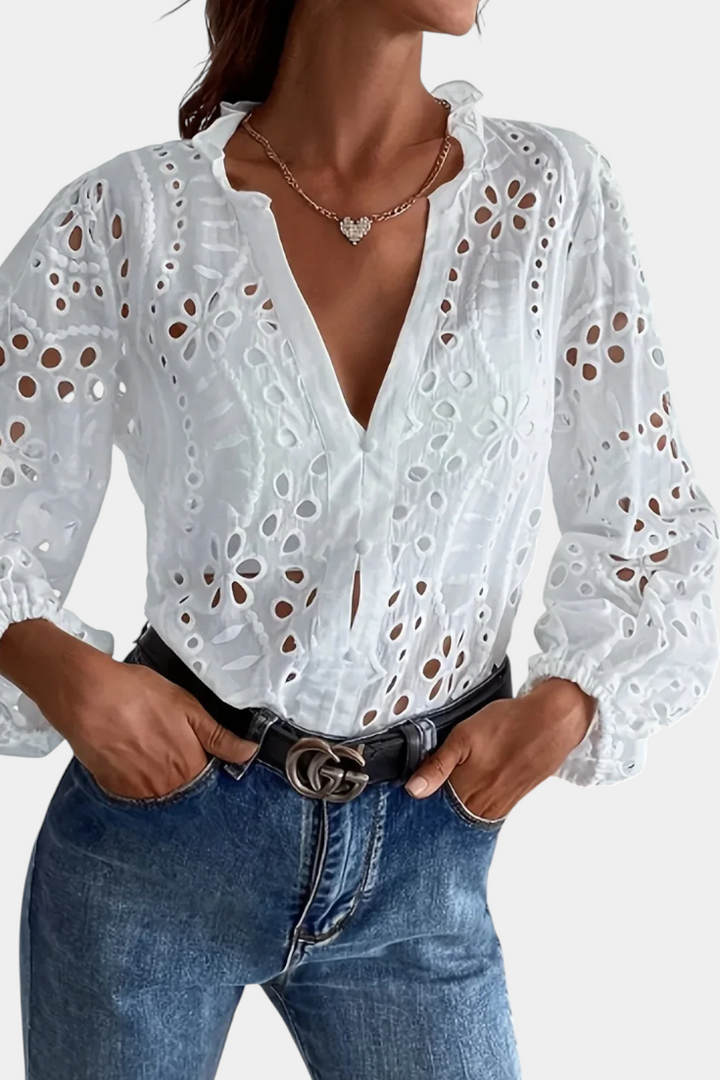 Blouse Alba avec Oeillets