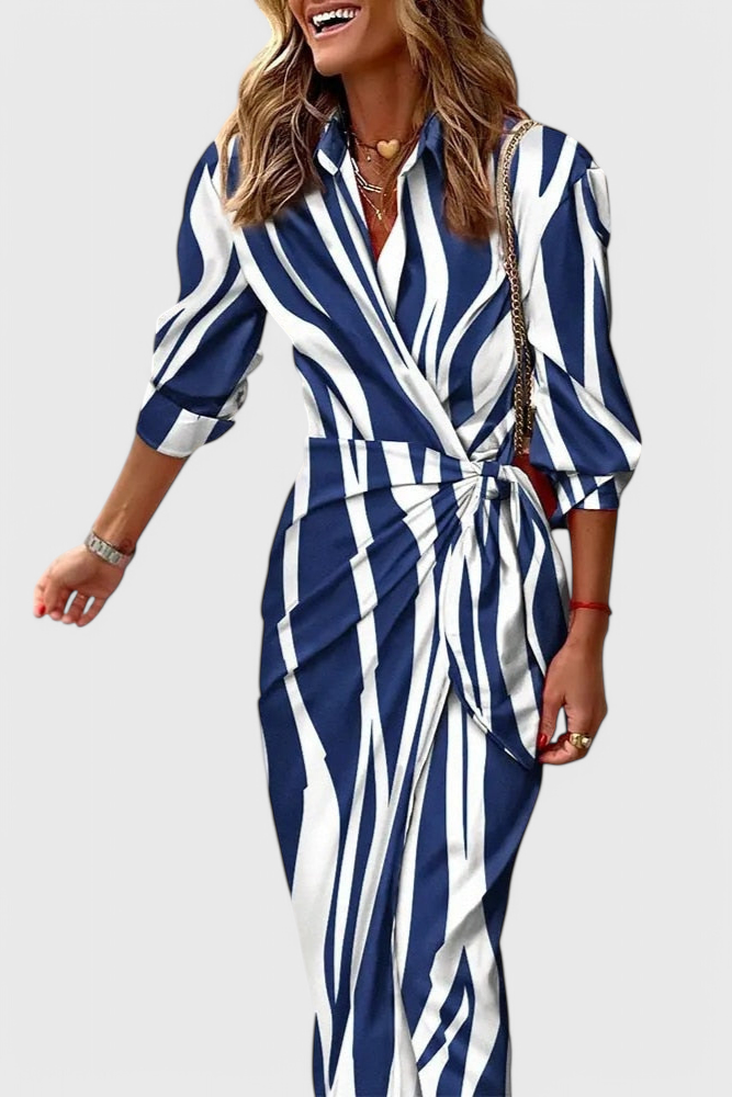 Robe Enveloppante Imprimée Maira