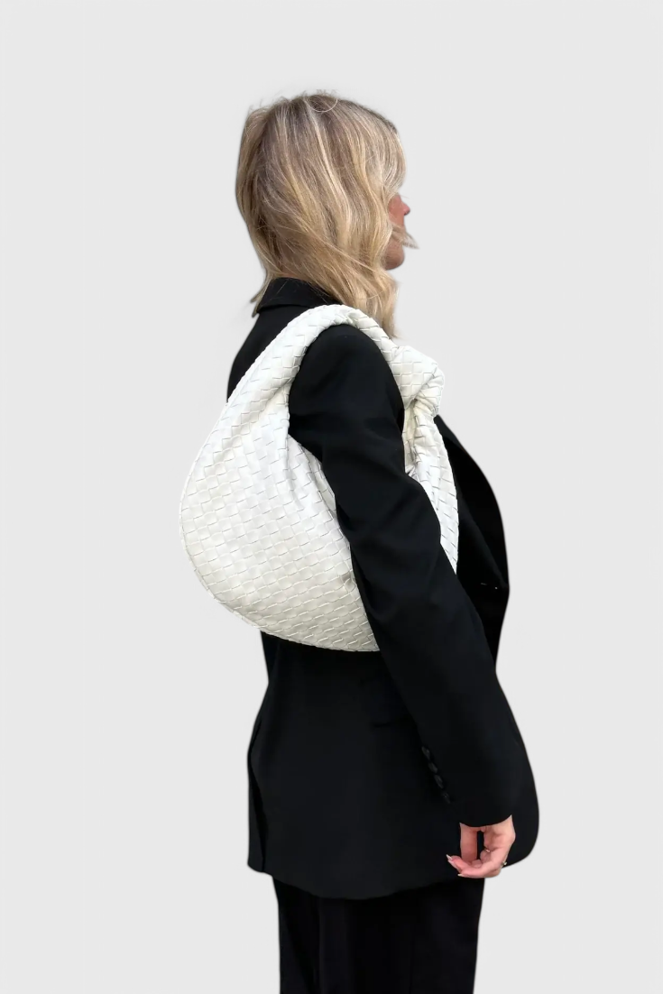 Sage Sac à Bandoulière Moyen Tissé