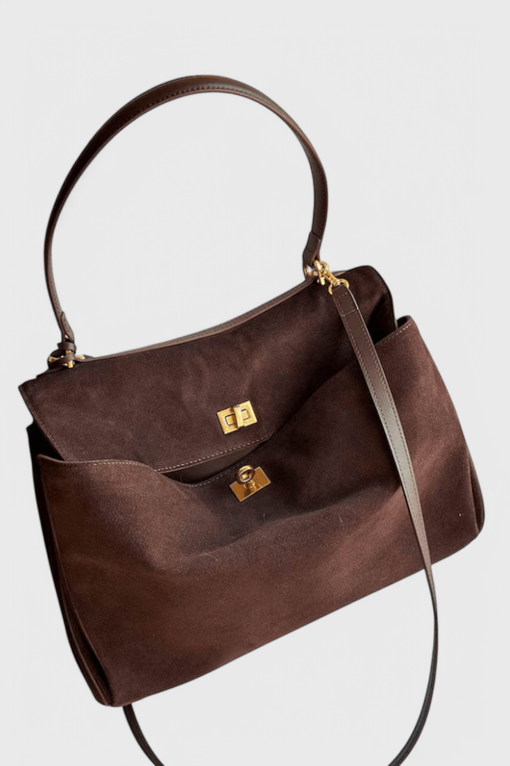 Sac à bandoulière Henna en daim