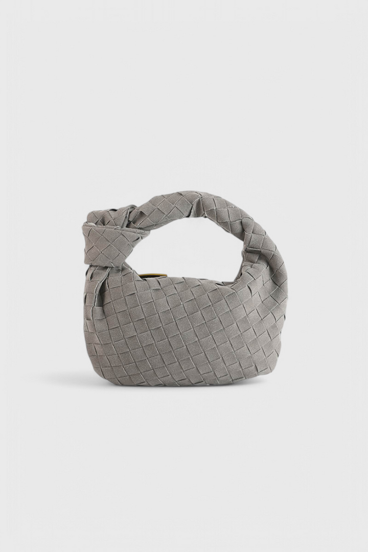 Mini Sac Remi Tissé avec Détail de Nœud