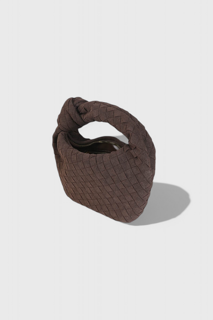Mini Sac Remi Tissé avec Détail de Nœud