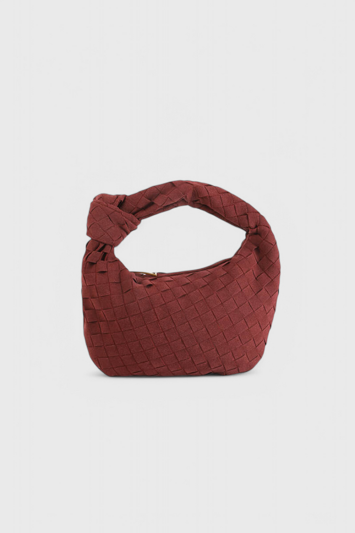 Mini Sac Remi Tissé avec Détail de Nœud