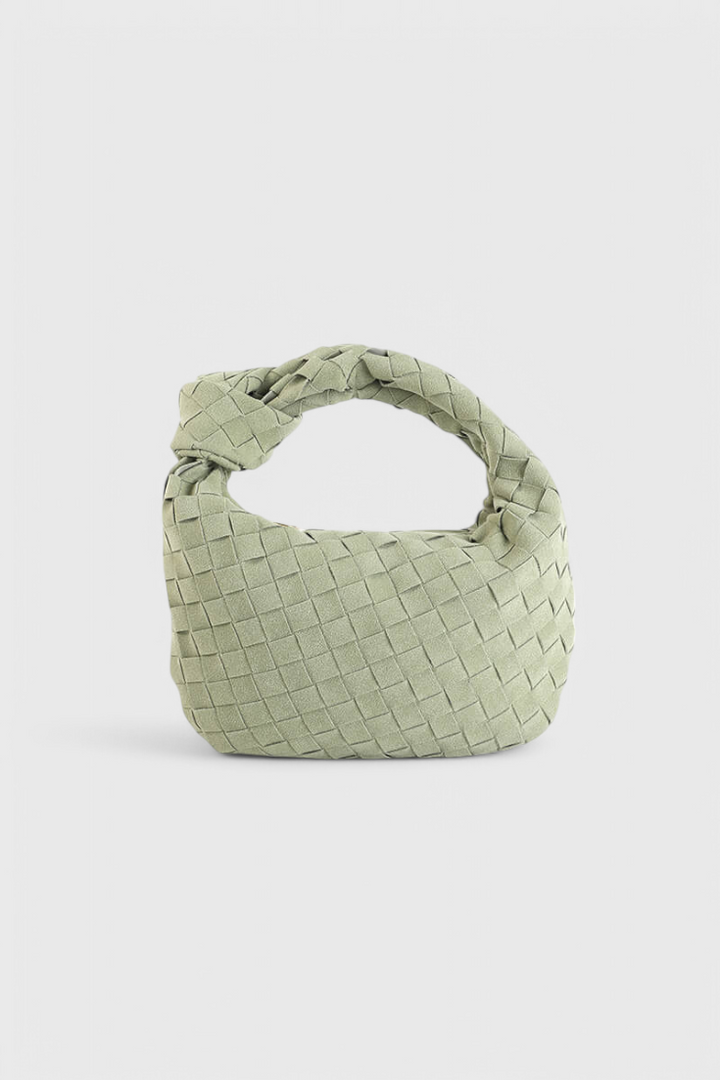 Mini Sac Remi Tissé avec Détail de Nœud