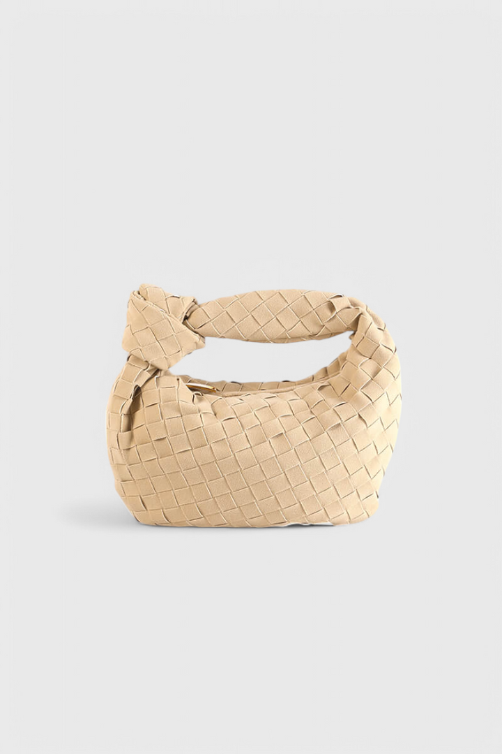 Mini Sac Remi Tissé avec Détail de Nœud