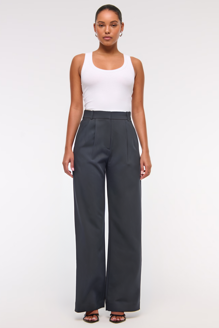 Tinashe Pantalons Tailleur à Jambe Large