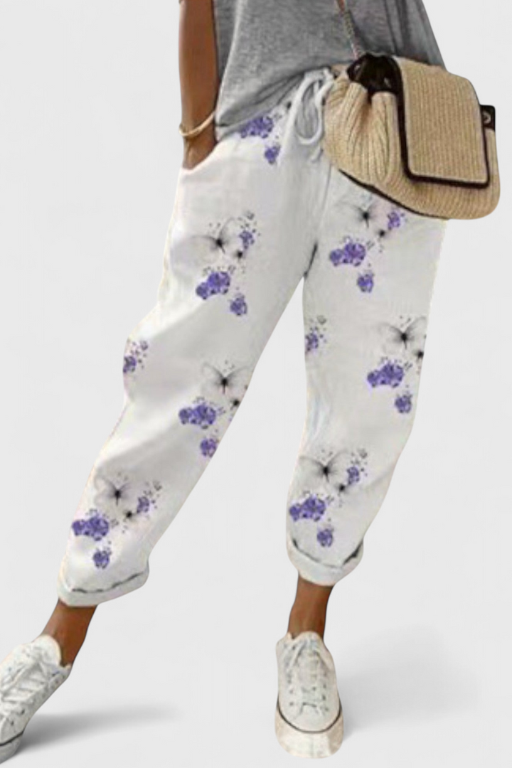 Alba Pantalon Ample Taille Haute