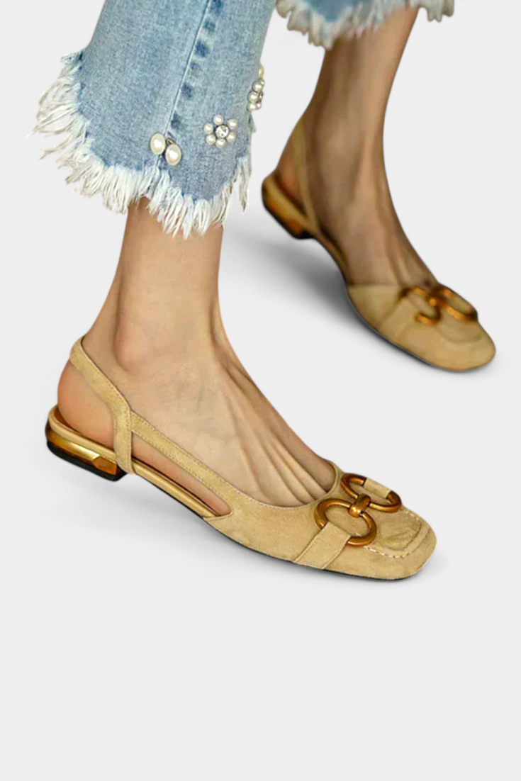 Alma Mocasines Slingback à Bout Carré