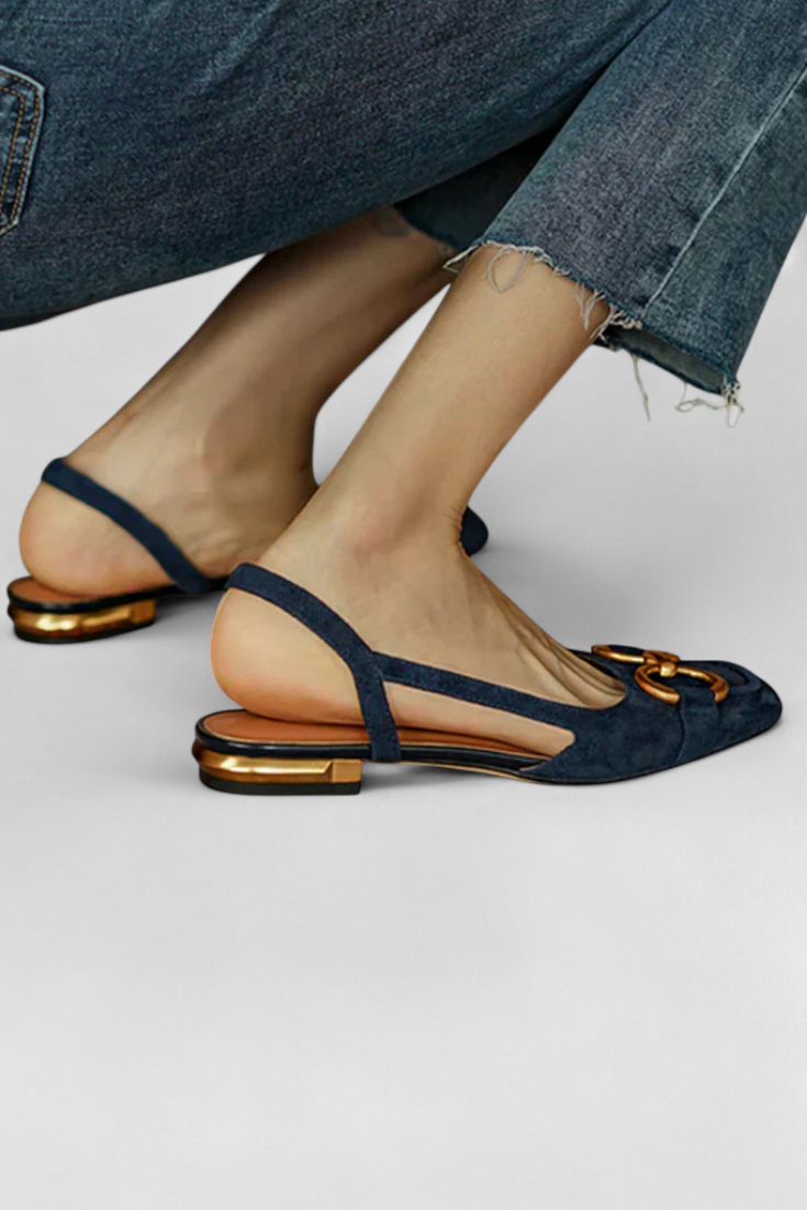 Alma Mocasines Slingback à Bout Carré