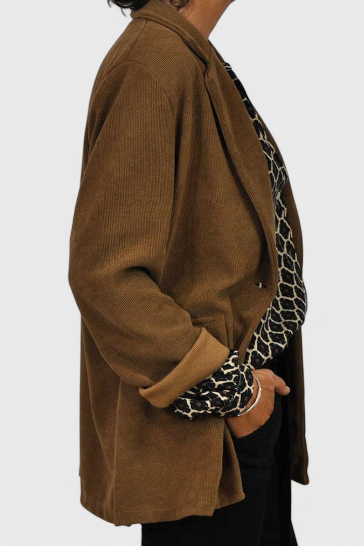 Jemima Chemise à Boutons avec Imprimé Géométrique