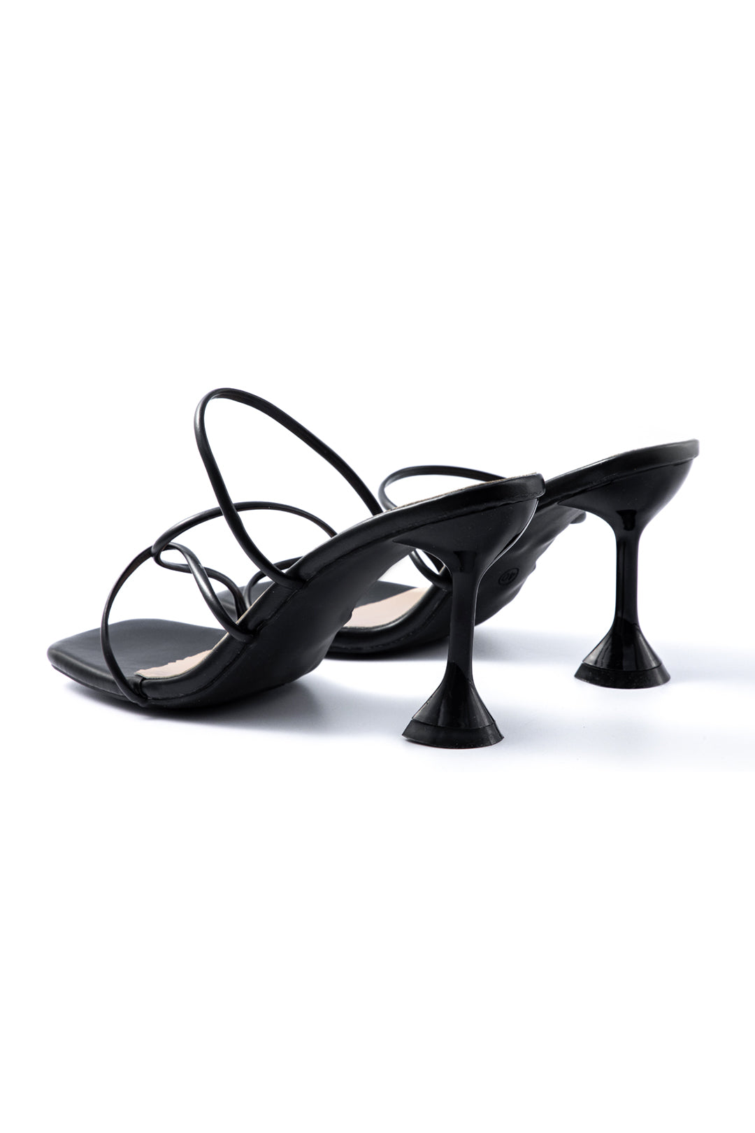 Talons Hauts Sans Bride au Cheville avec Bout Ouvert