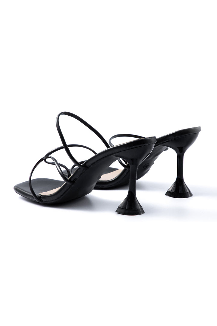 Talons Hauts Sans Bride au Cheville avec Bout Ouvert
