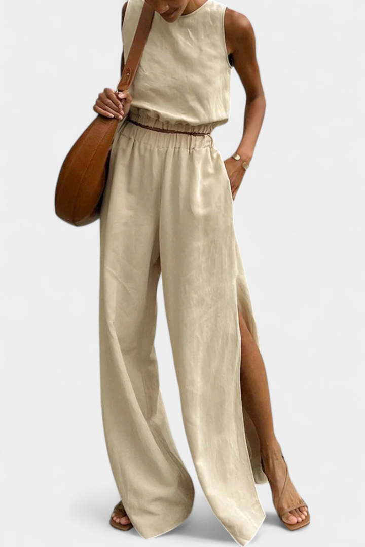 Portia Ensemble en Coton et Lin avec Ouverture Latérale