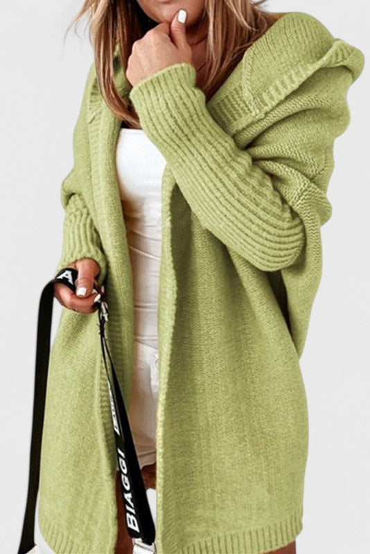 Cardigan en Tricot Oversized avec Capuche Lovisa