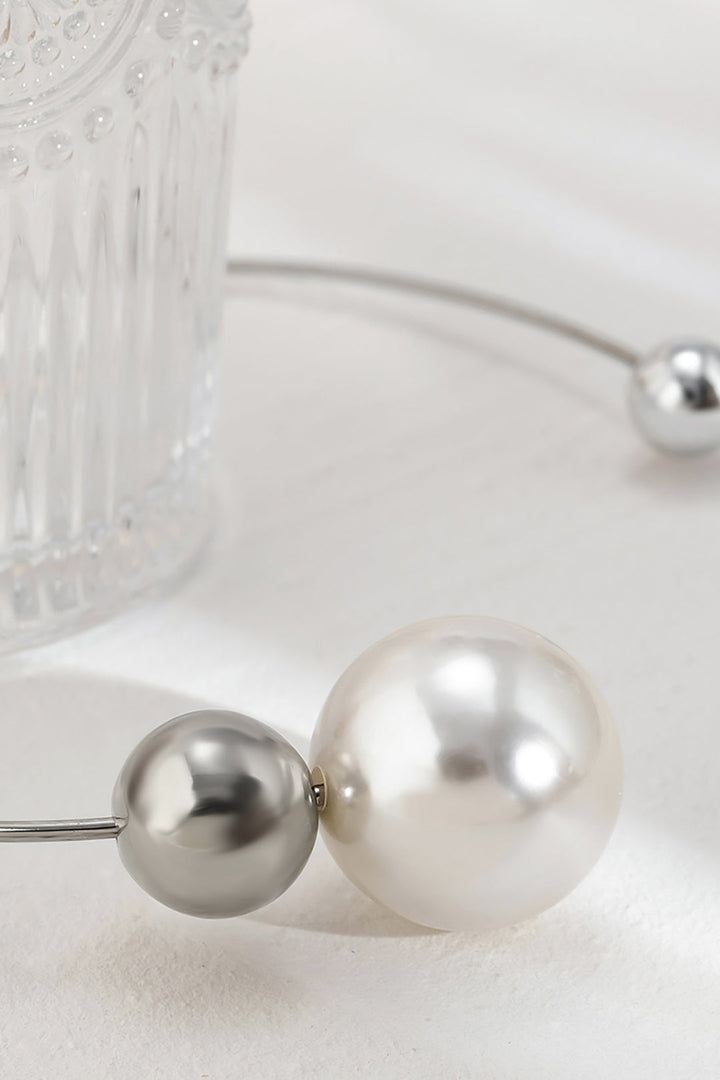 Colliers en Perles Métalliques