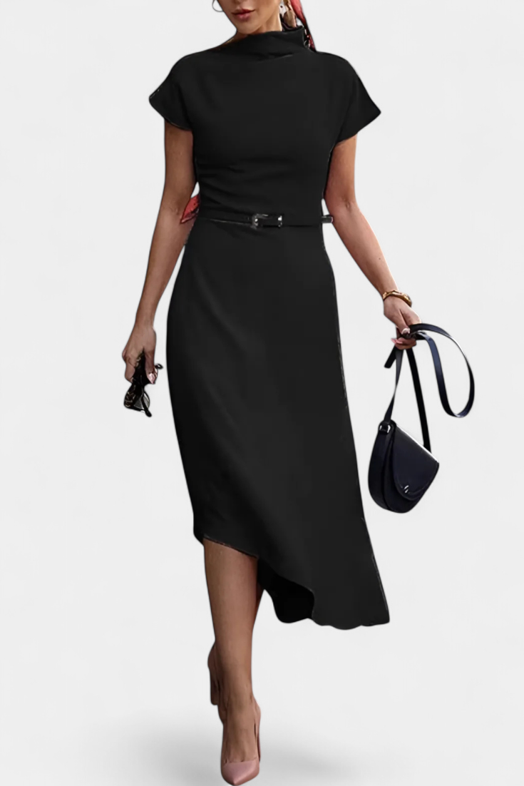 Robe Asymétrique Florence de Style Urbain