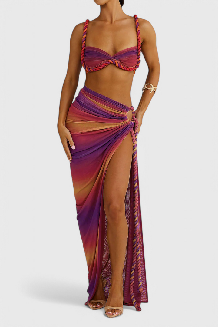Estela Ensemble Jupe Sans Dos