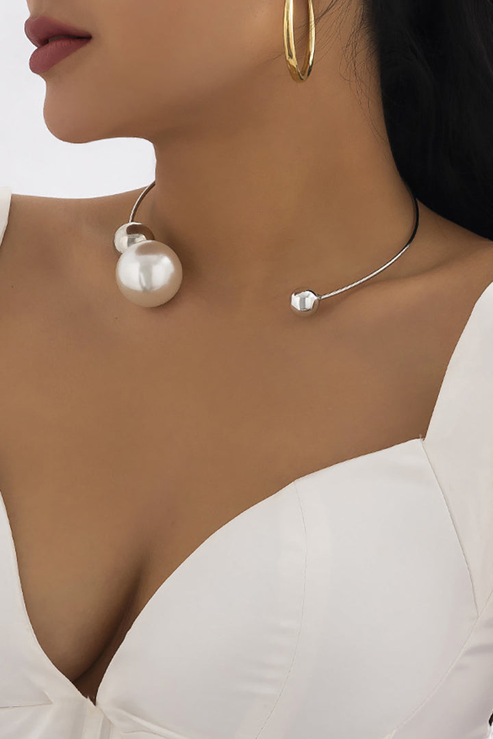 Colliers en Perles Métalliques