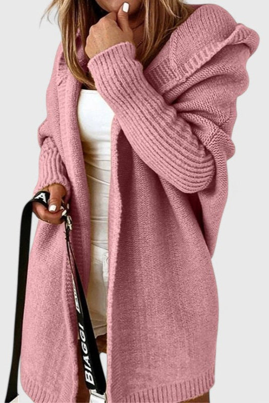 Cardigan en Tricot Oversized avec Capuche Lovisa