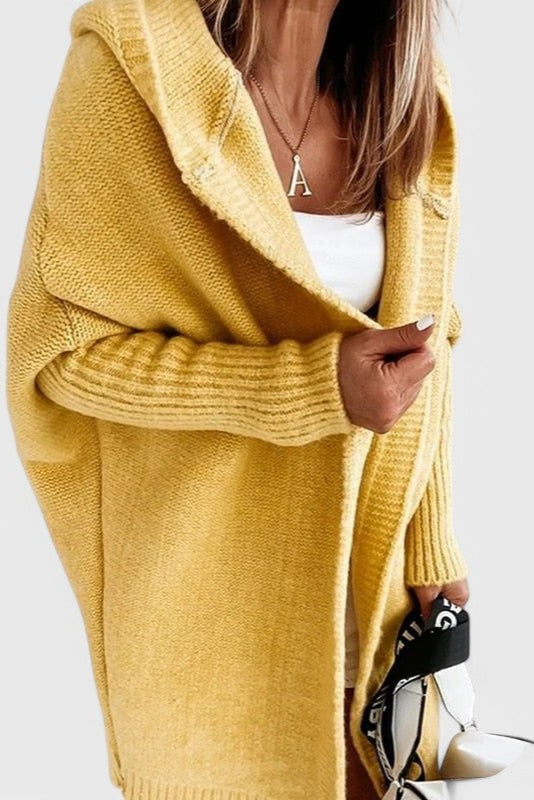 Cardigan en Tricot Oversized avec Capuche Lovisa