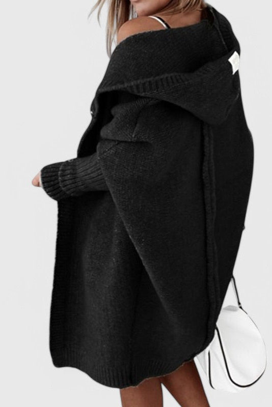 Cardigan en Tricot Oversized avec Capuche Lovisa