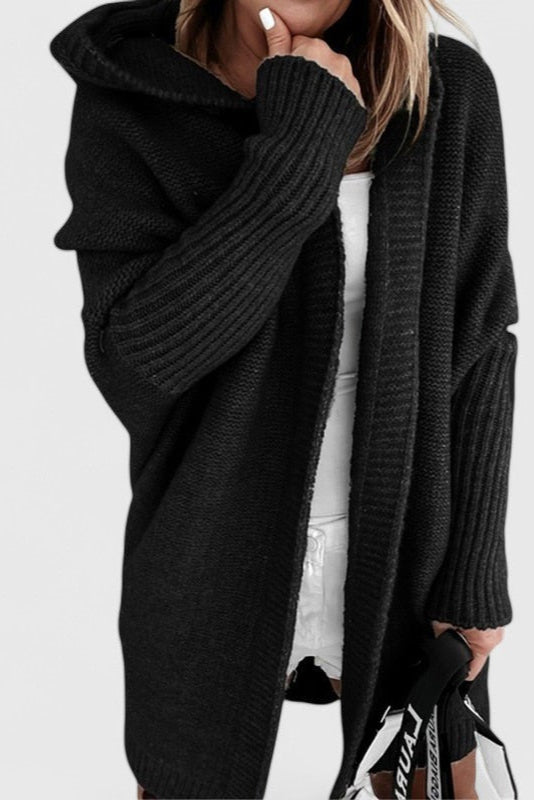 Cardigan en Tricot Oversized avec Capuche Lovisa