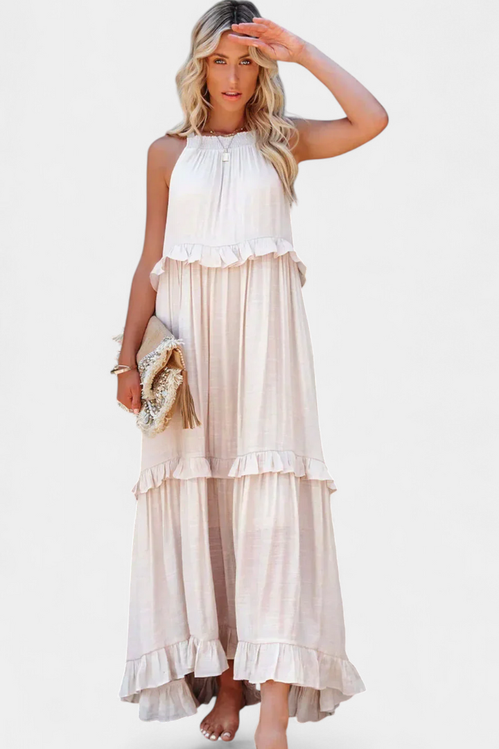 Robe Monica de Confort Intemporel et Fraîcheur Naturelle