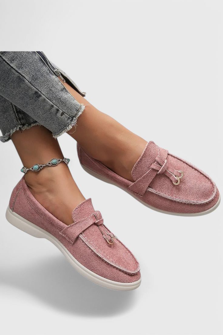 Mocassins Coralie en Finition Suédine