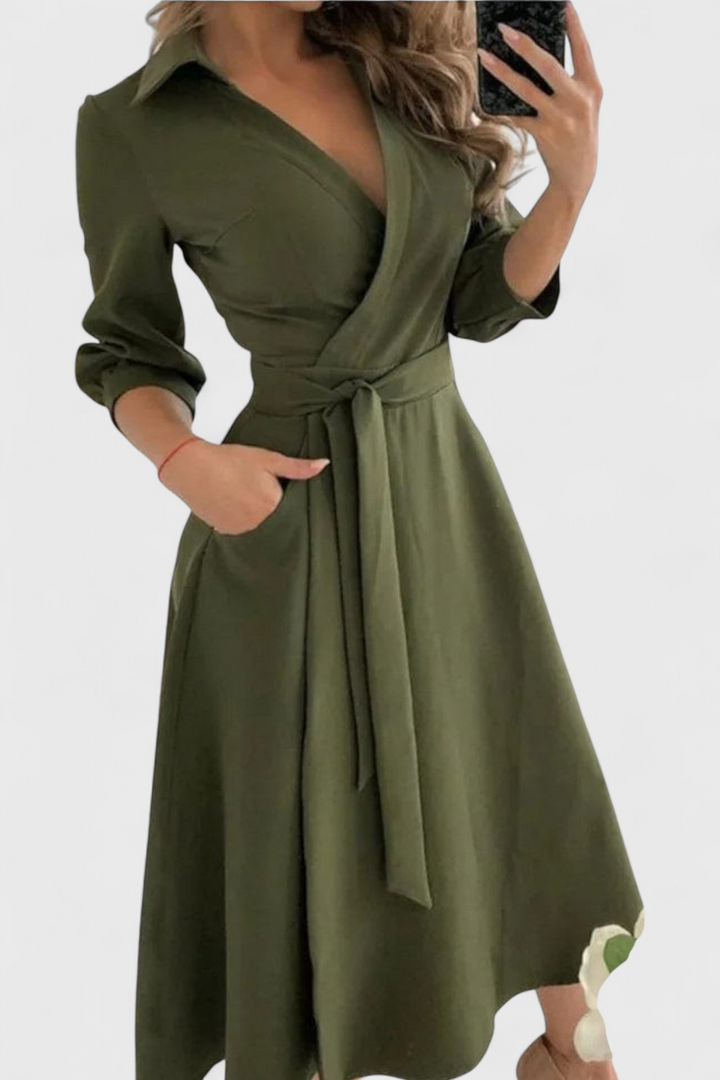 Nadja Robe Midi Élégante