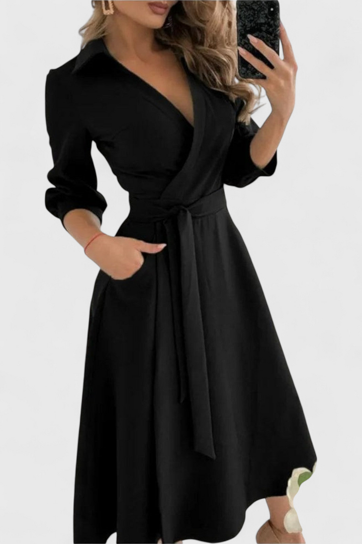 Nadja Robe Midi Élégante