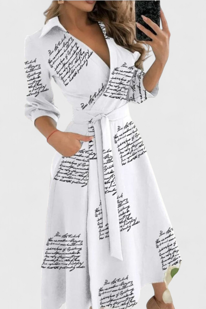 Nadja Robe Midi Élégante