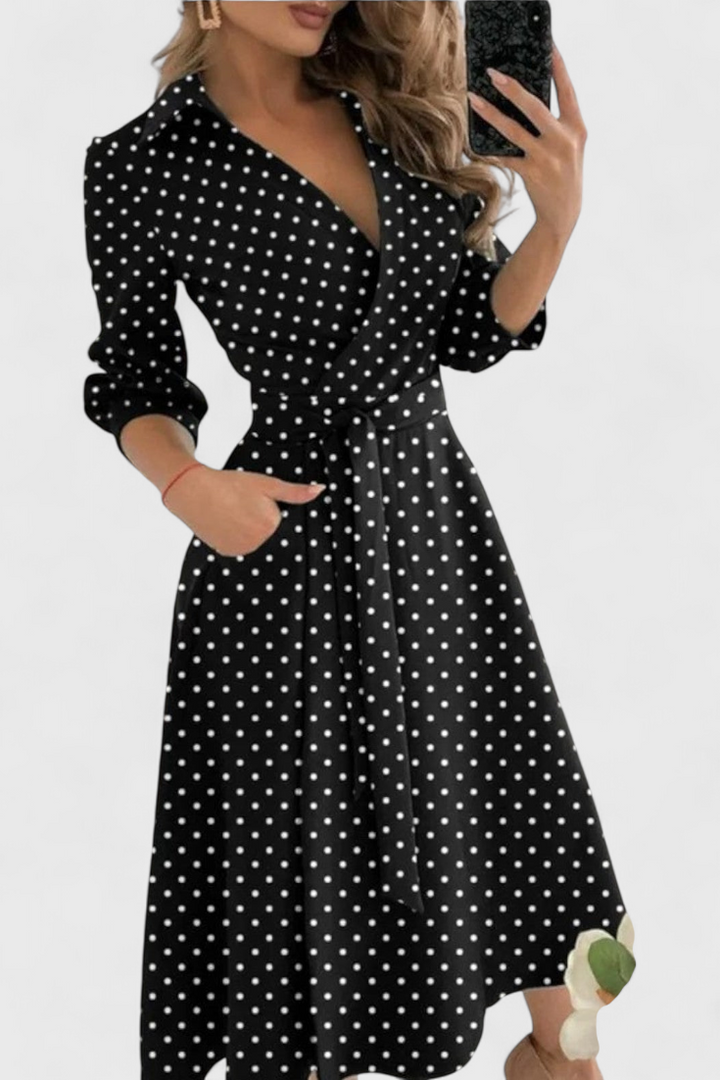Nadja Robe Midi Élégante