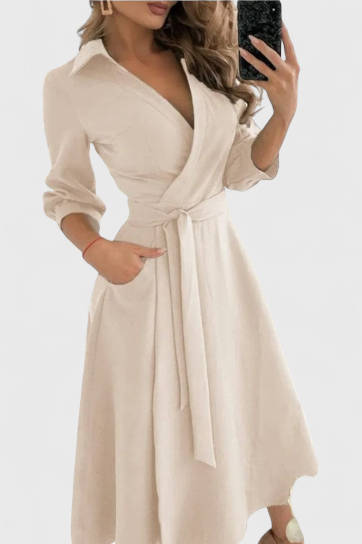 Nadja Robe Midi Élégante