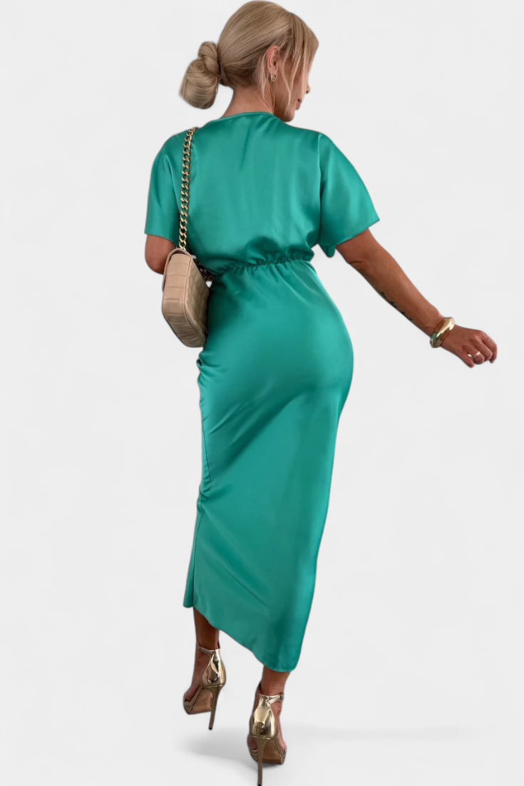 Robe Emryn Douce avec Nœud Croisé