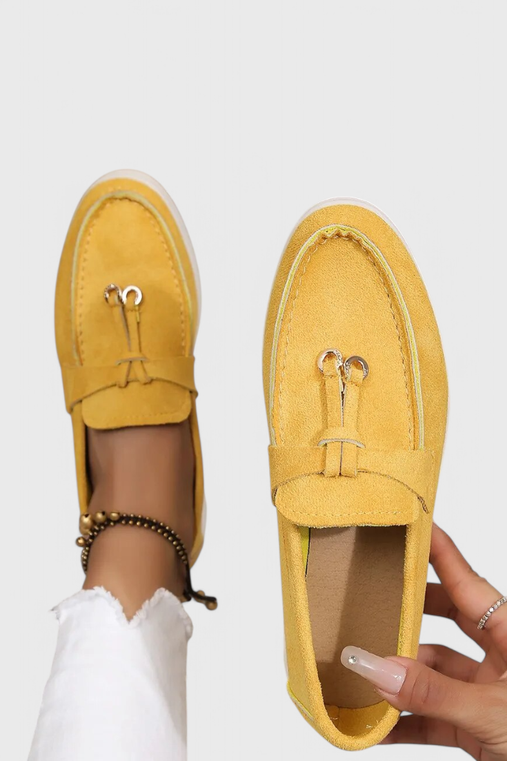 Mocassins Coralie en Finition Suédine