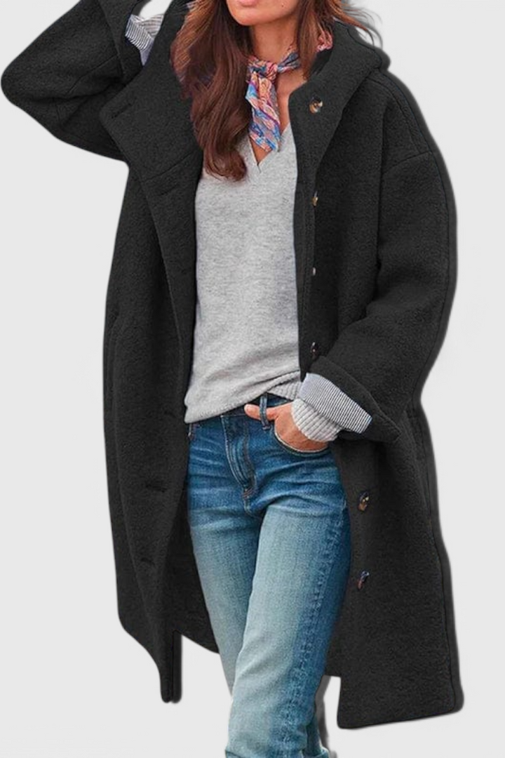 Manteau d'Hiver Élégant Penélope avec Capuche
