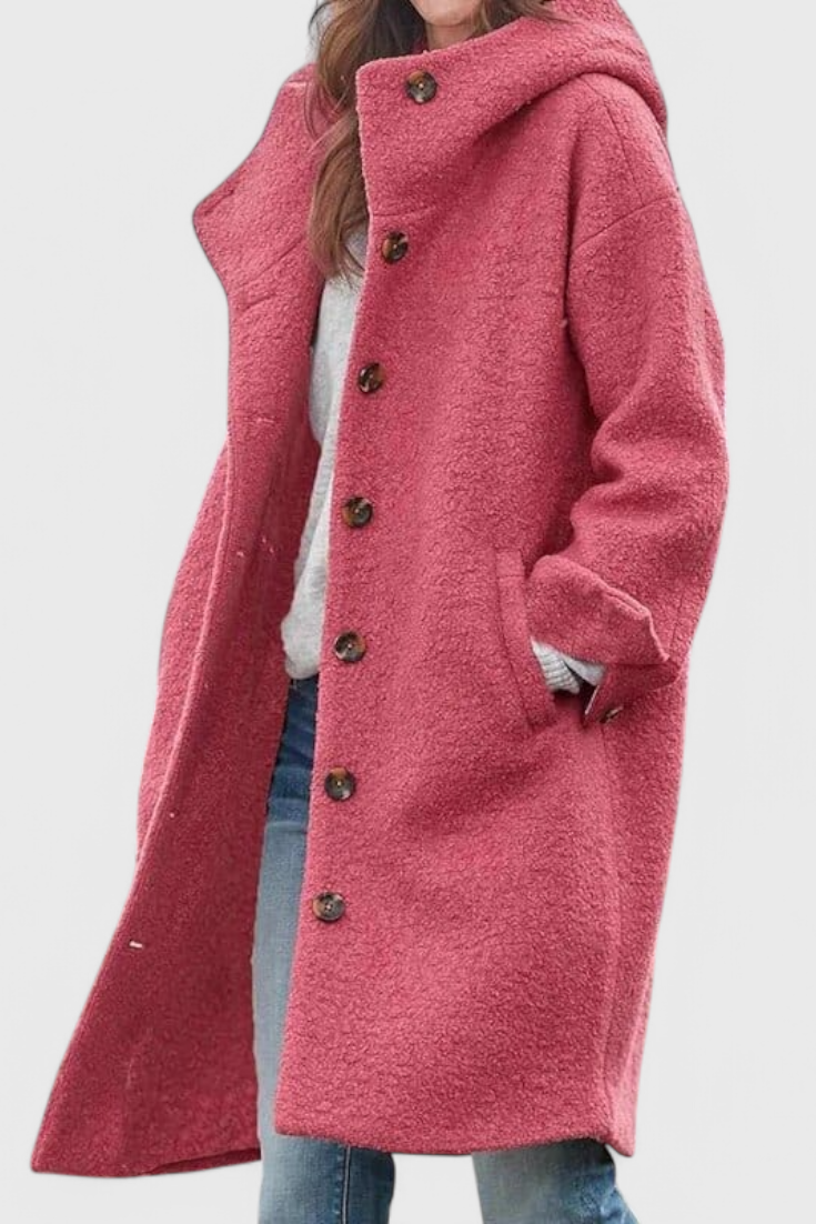 Manteau d'Hiver Élégant Penélope avec Capuche
