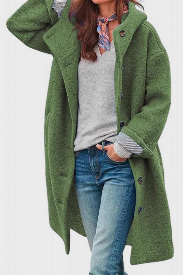 Manteau d'Hiver Élégant Penélope avec Capuche
