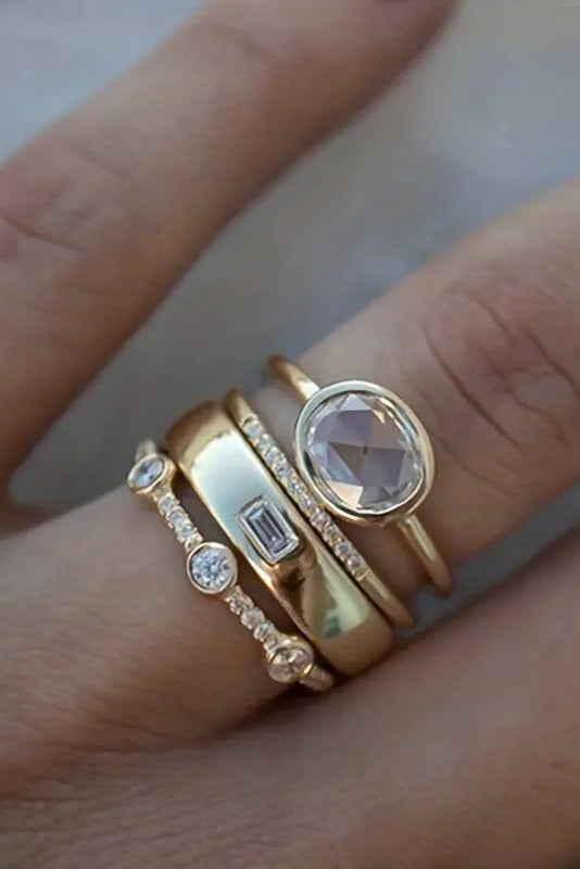 Bague Vintage en Or et Zircon