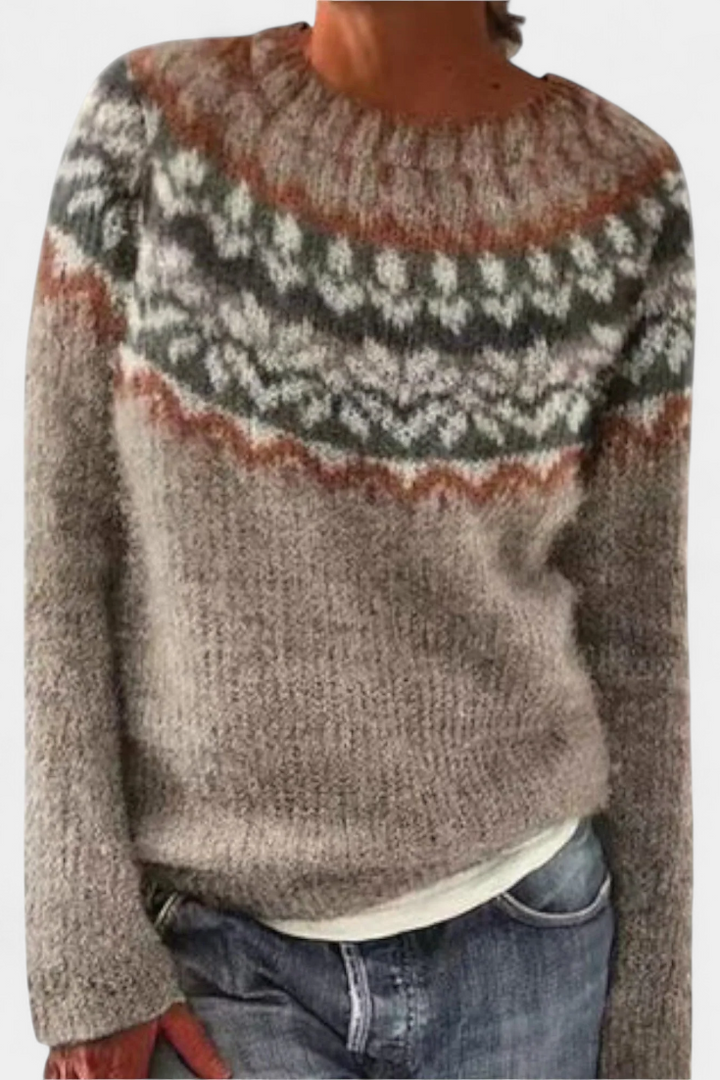 Jersey Jolessa à Motif Nordique