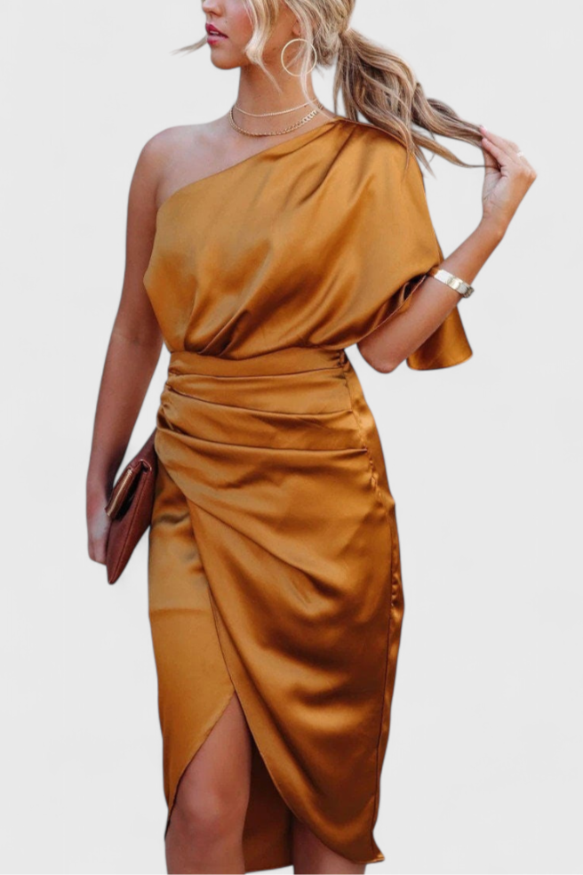 Robe Fluide Anais avec Silhouette Élégante et Intemporelle