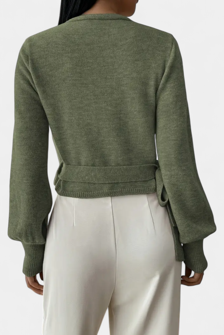 Pull Persephone à Bretelles Croisées et Col en V
