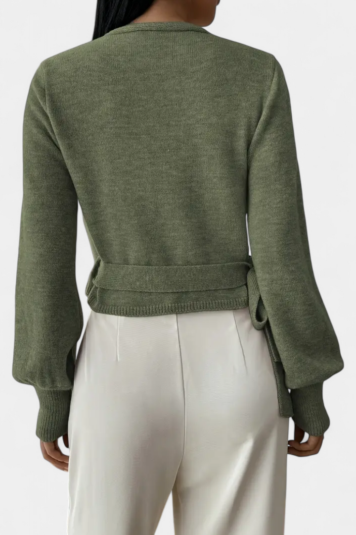 Pull Persephone à Bretelles Croisées et Col en V