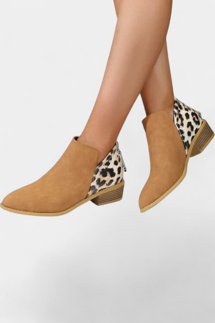 Bottes Orthopédiques Janicee avec Imprimé Léopard